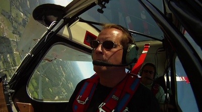 picture of Steve and Barry in cockpit