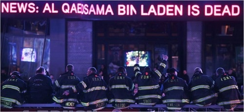 New York Firefighters, Times Square, May 1st, 2011
