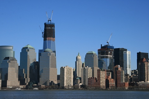 Lower Manhattan, from Liberty Park, New Jersey, February 20, 2012
