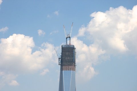 top of WTC 1, September 1, 2012